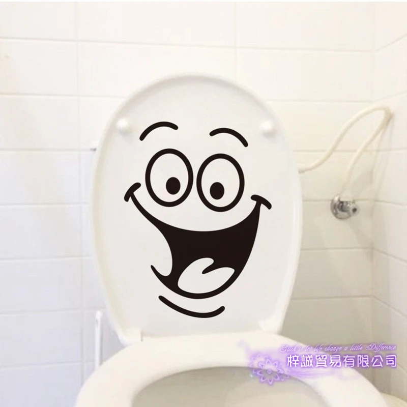 Dctal Toilet Commode WC Funny Sex Girl Sticker Power Decal Posters Vinyl Wall Decals Parede Decor Mural