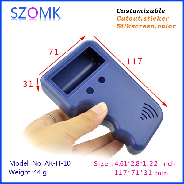

1 piece, 2AAA battery holder plastic enclosure 117*71*31mm electronics handheld enclosure, hot selling abs plastic boxes