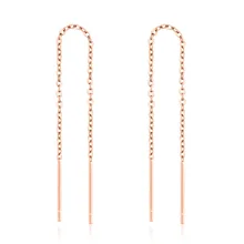 Серьги из нержавеющей стали розового золота для женщин brincos femme, трендовые серьги для ушей, ювелирные изделия pendientes mujer moda