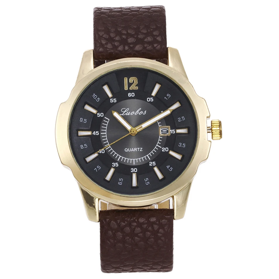 

4 Colors Brand Men Watch New Mans Clock Men's Date Leather Strap Watches Sport Quartz Military Wristwatch Relatio Masculine