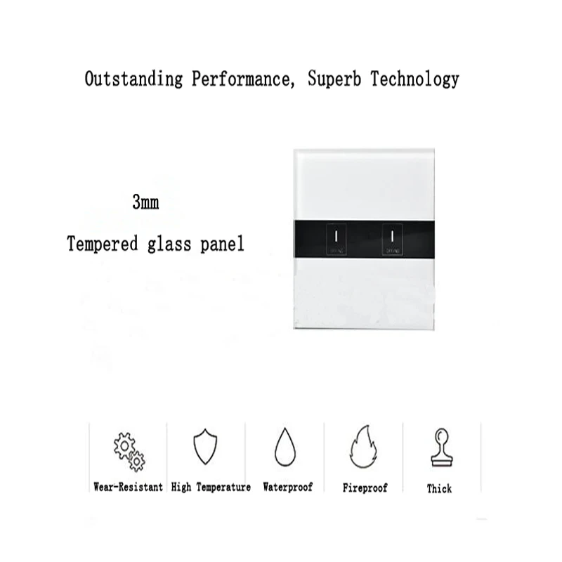 Gorelax Модуль Автоматизации умного дома беспроводной пульт дистанционного управления настенный светильник сенсорный выключатель 2 банды кристалл стеклянная панель умные приборы