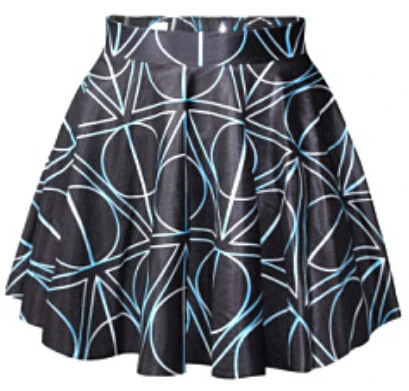 

X-347 New 2015 Summer skirts Deathly Hallows Digital Print Reversible skirt Women Clubwear