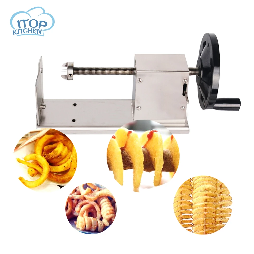 Itop Tornado Spiral Potato Cutter Slicer Twist Potato Cutting Machine
