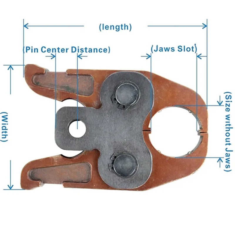 Universal Jaws for Pex Pipe Crimping Tools 1550 pressure pipe clamp