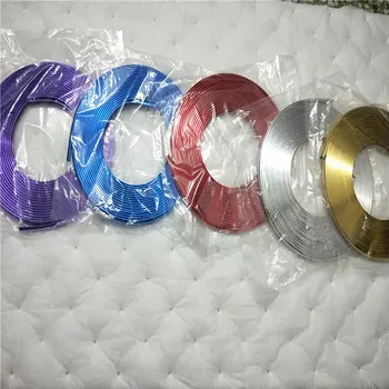 

Chrome Red Silver Golden Blue Purple Wheel Rim Protector Front Grill Fog Light Frame Stylish Decoration For Honda Ford Dodge BMW