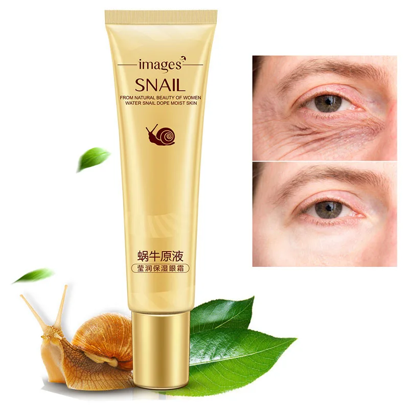 Темные круги улиточный крем для глаз эссенция против морщин нестареющий