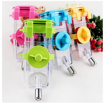 

Pet dog drinking water dispenser stainless steel ball drinking water bottle drinking water bottle automatic drinking bottle450ml