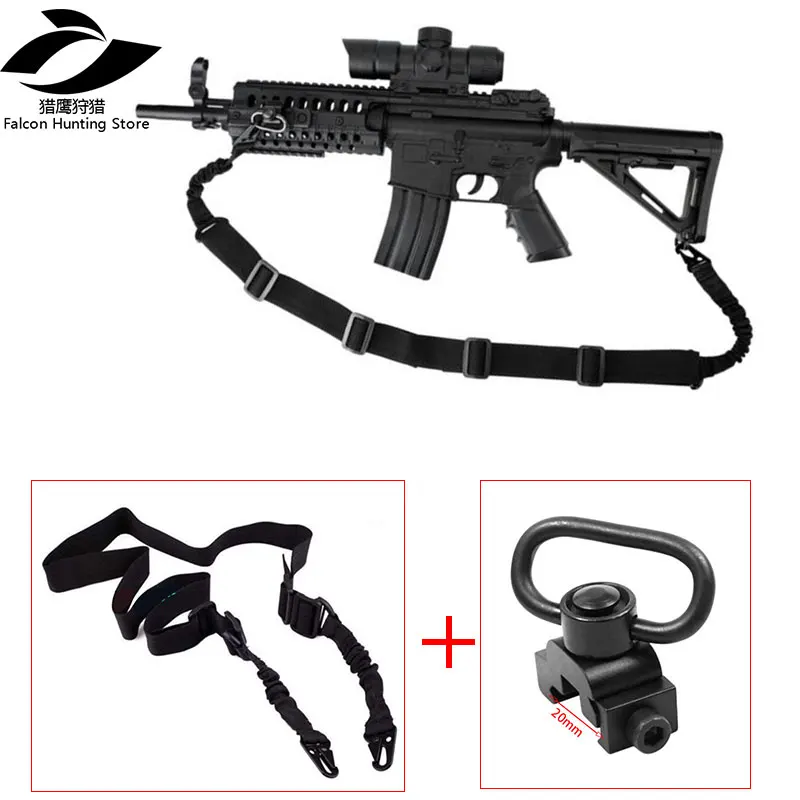 QD الرافعة مرفق دوار w 20 ملليمتر Picatinny السكك الحديدية جبل و 2 نقطة بندقية حبال حزام QD الرافعة مرفق دوار w 20 ملليمتر Picatinny السكك الحديدية جبل و 2 نقطة بندقية حبال حزام