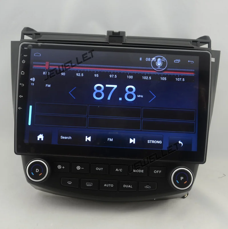 Best 10.1" Quad core 1024*600 HD screen Android 8.1 Car GPS radio Navigation for Honda  Accord 2003-2007 with 4G/Wifi DVR OBD 1080P 10