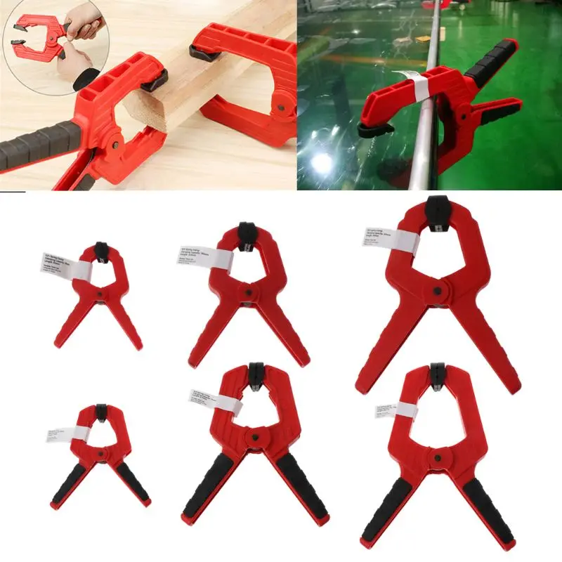 

Heavy Duty Strong Woodworking Plastic Toggle Spring Clamp Wood Carpenter Tools