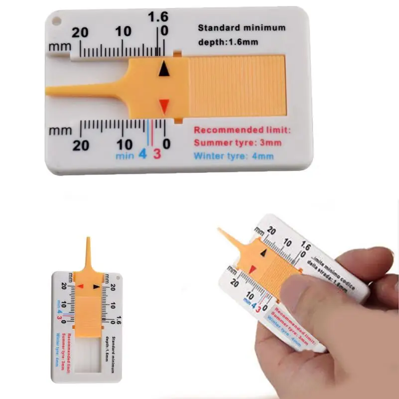 

ISHOWTIENDA Car-Styling Tyre Tread Depth Gauge Caliper Car Motorcycle Caravan Trailer Wheel Measure Drop Shipping&Wholesale 2019