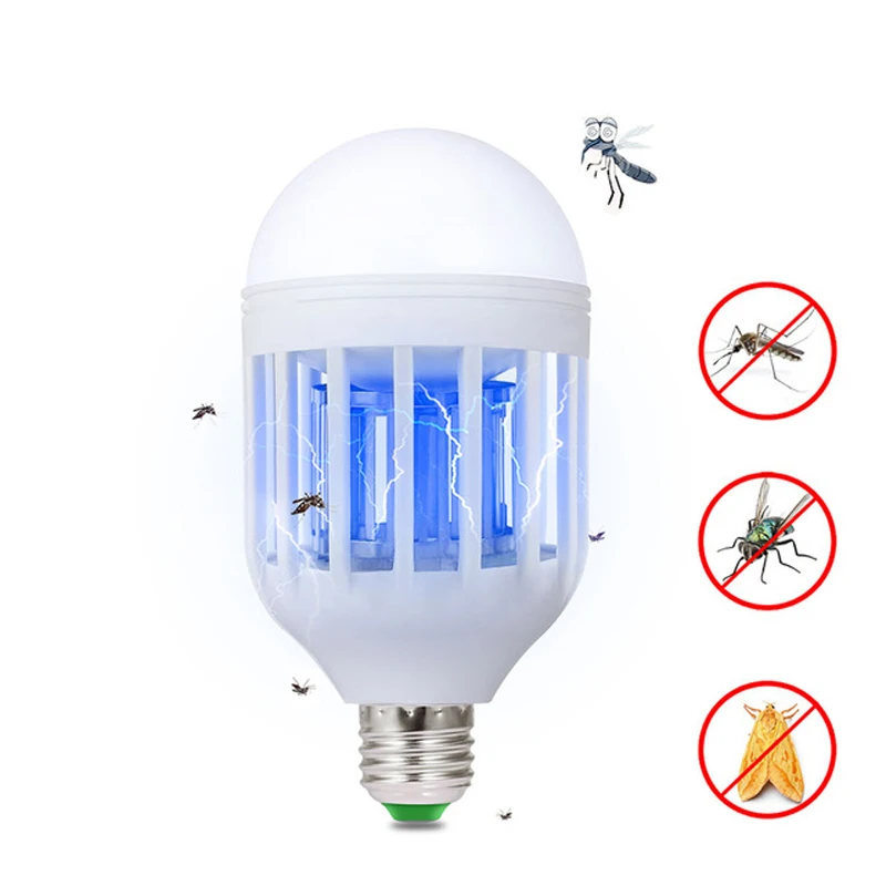 

3 Modes Mosquito Killer Lamp E27 12W Lighting LED Bulb Pest Control Light Baby Sleeping Care Lamp Night Light Anti-Mosquito Lamp