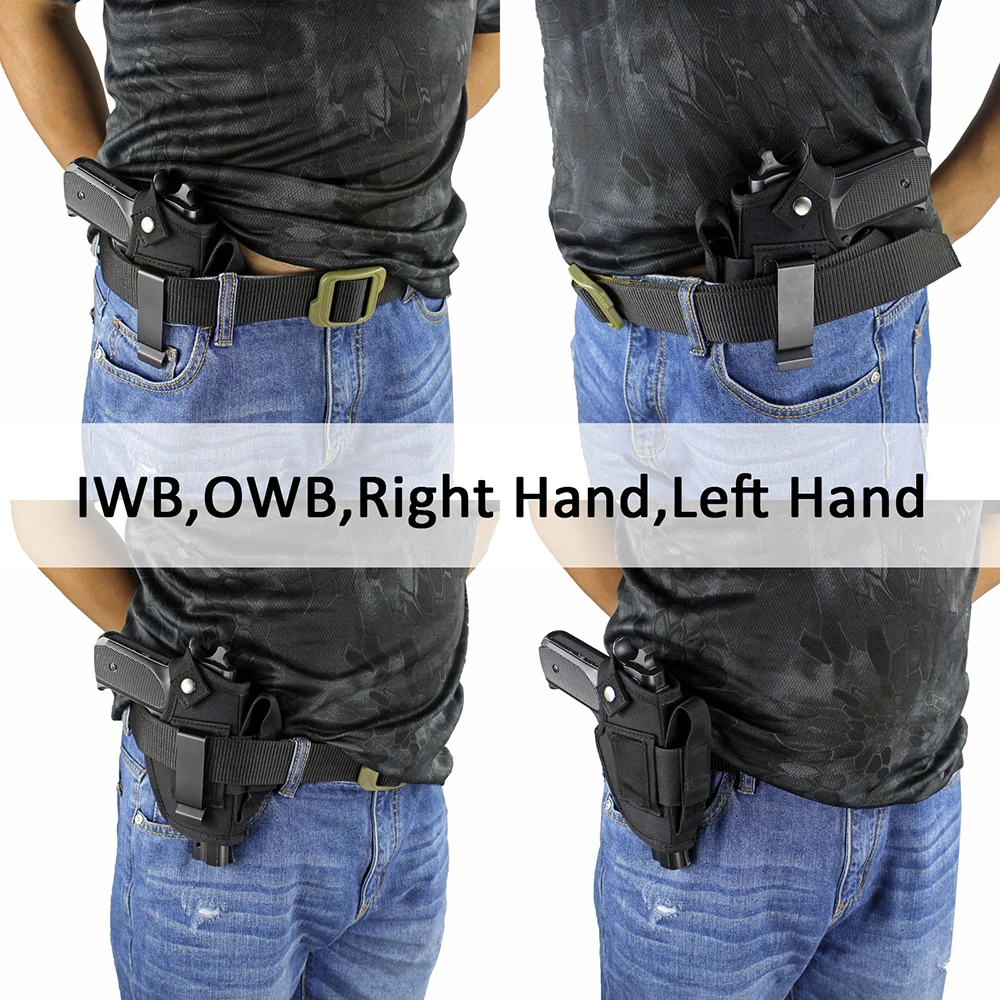 Кобура для скрытого ношения IWB OWB пистолет кобура с журналом слот и сменный металлический зажим