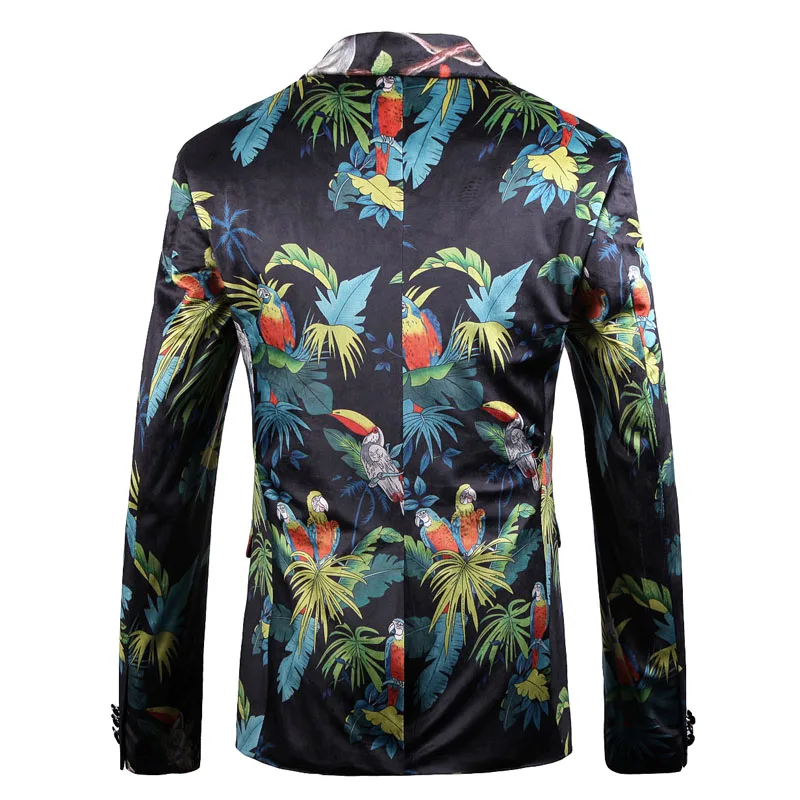 2019 Men's Printed Suit High Quality Business Casual Fashion Trend Men's Suit Party Party Men's blazer 2019 Men's Printed Suit High Quality Business Casual Fashion Trend Men's Suit Party Party Men's blazer