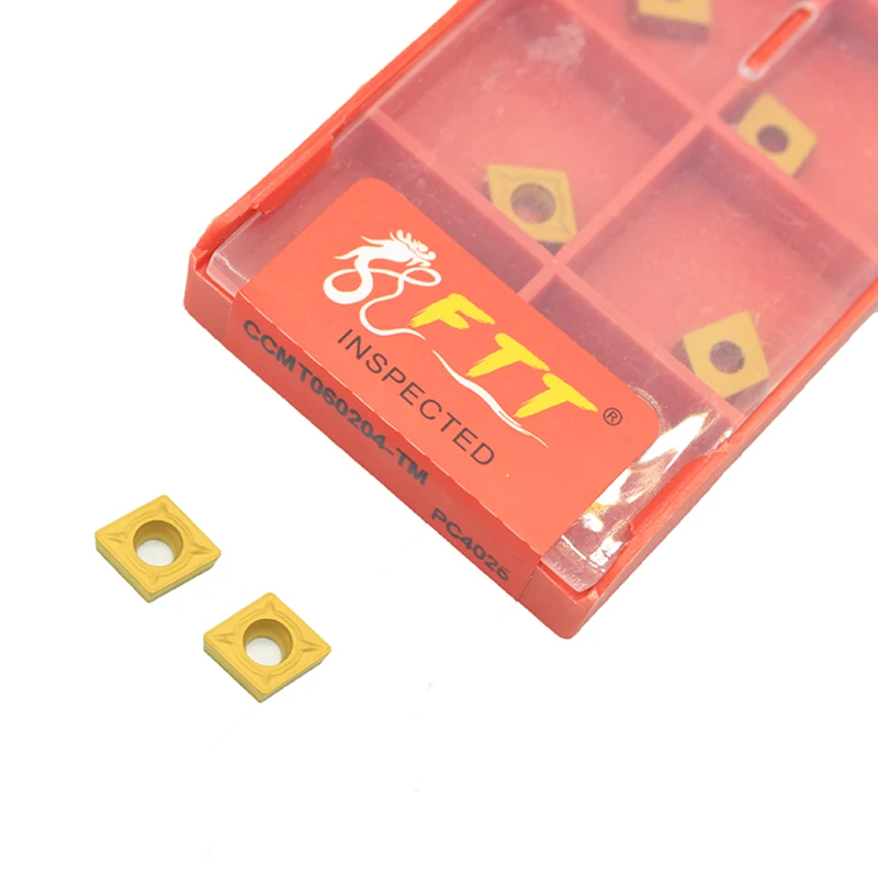 

Токарный инструмент CCMT060204 TM PC4025, твердосплавная пластина, резак для обработки стальных деталей
