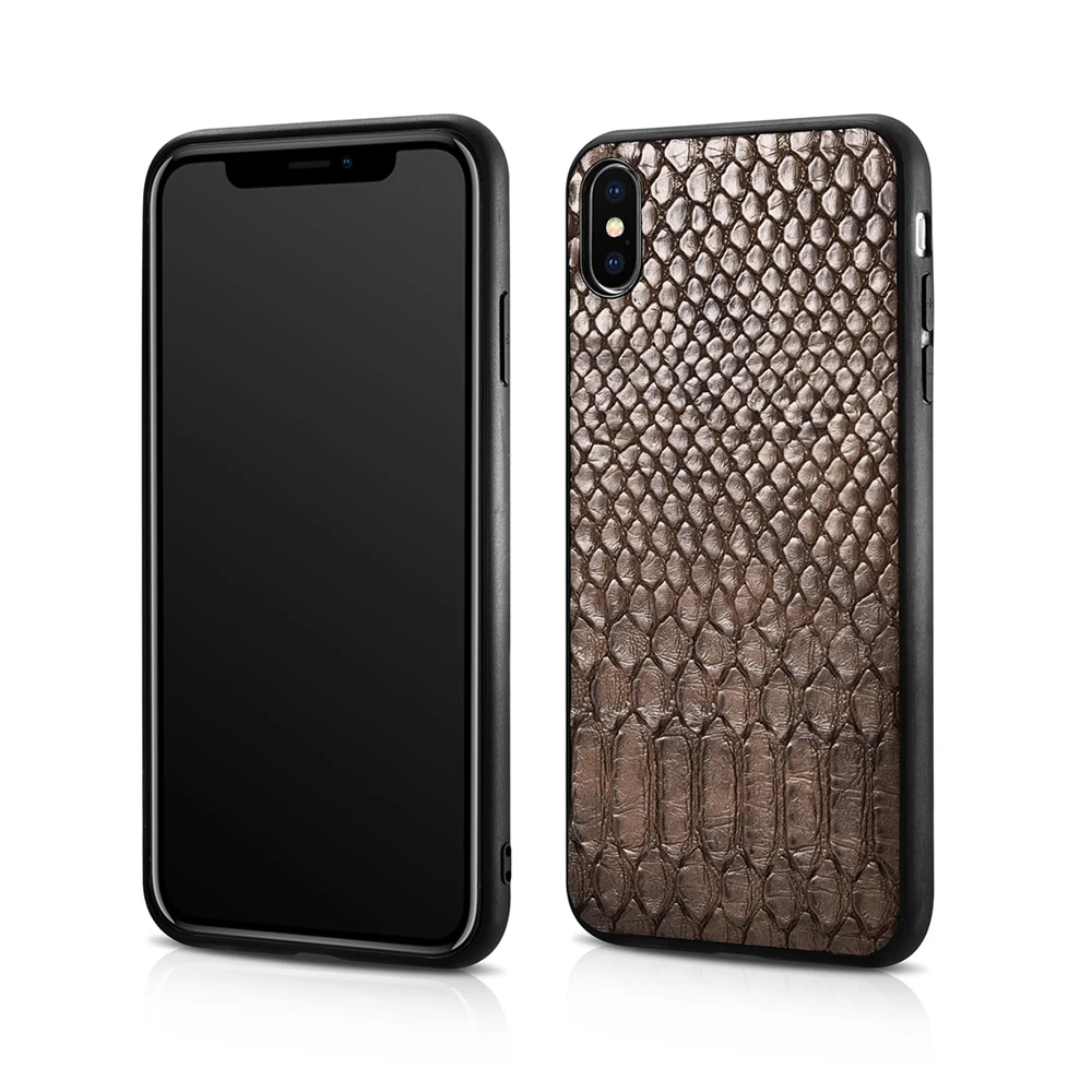 XOOMZ Brand for iPhone XR Case PU Leather Phone cases Python Texture Ultra thin Back Cover |