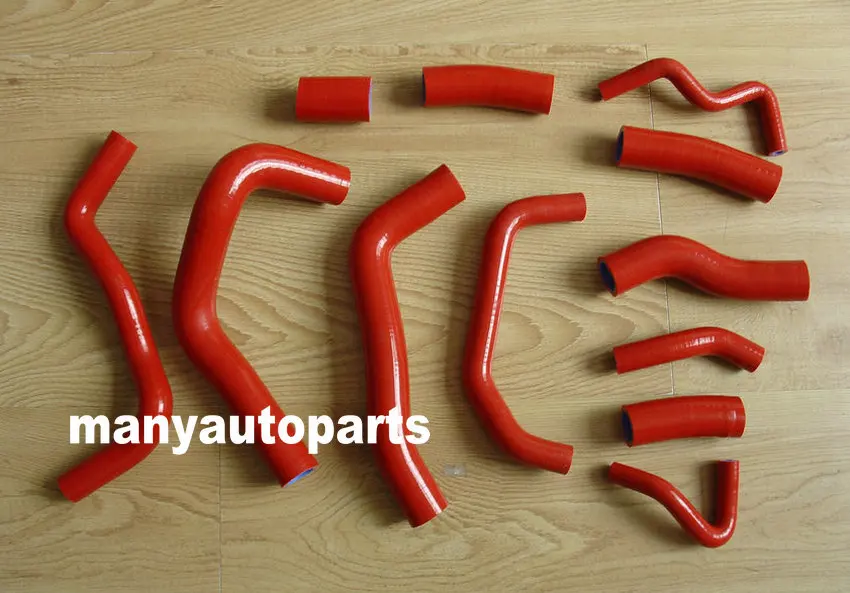 

04-07 FOR HONDA CBR1000RR 2004 2005 2006 2007 SILICONE RADIATOR COOLANT HOSE KIT RED