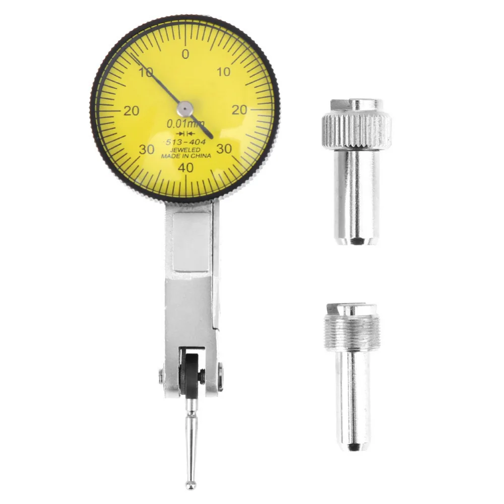 Precision 0.01mm Lever Dial Test Indicator Meter Tool Kit Gage 0-0.8mm Range