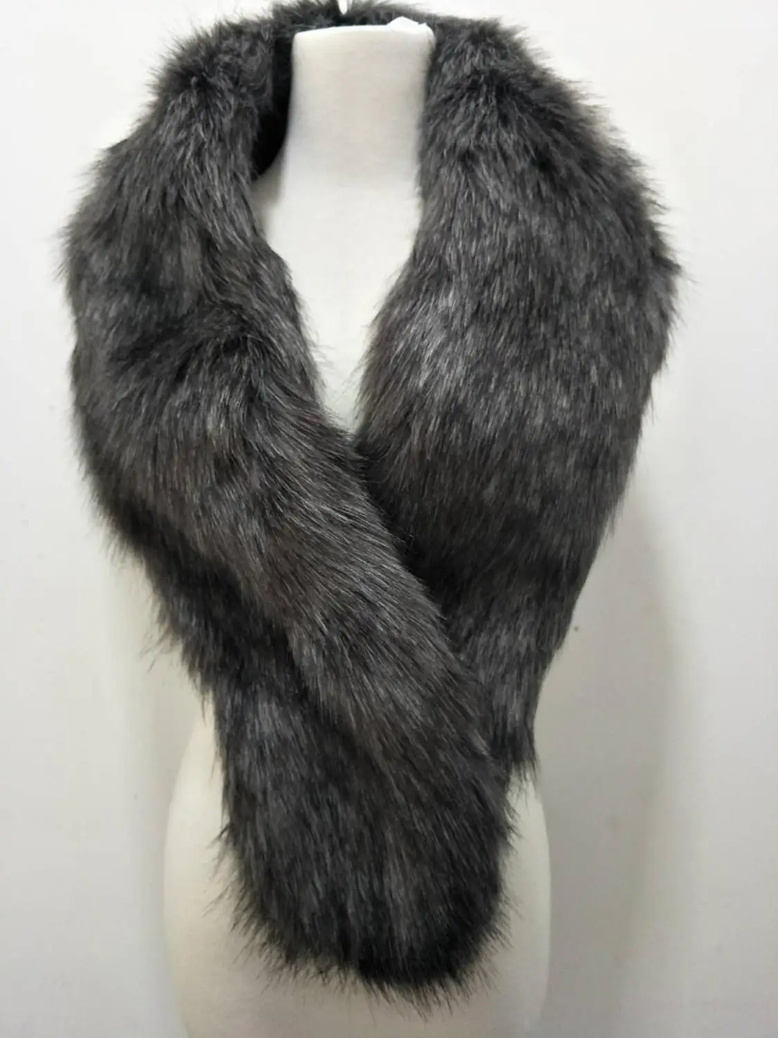 

2019 Newest Imitation Fox Fur Scarf Man-Made Fur Collars Shawl Casual Cape Scarfs Female Winter Autumn Fake Fur Neckchiefs K545