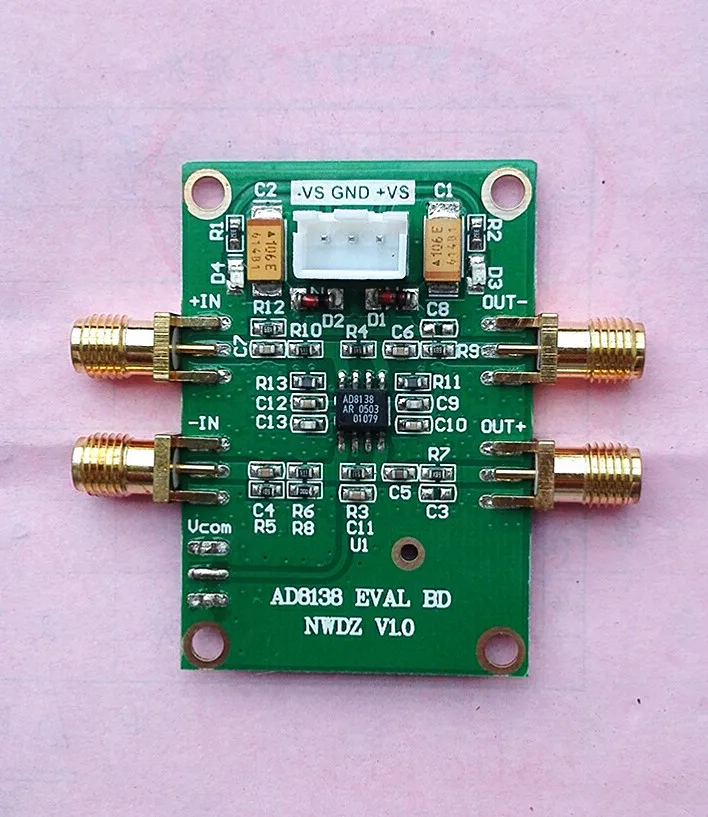 

AD8138 Module Single-end/differential Amplifier High Speed ADC Drive Low Distortion High Bandwidth Medium Frequency Amplificatio