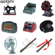 Реквизит для фотосъемки, Детская фотостудия, винтажная Ретро машина, фонограф, радио Телефон, античный креативный мини-вентилятор, камера