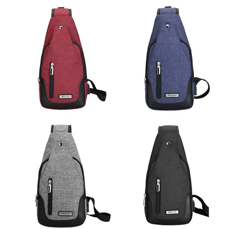 Men Anti thief Crossbody Chest Backpack Messenger Bags Travel Climbing Cycling Camping Bag
