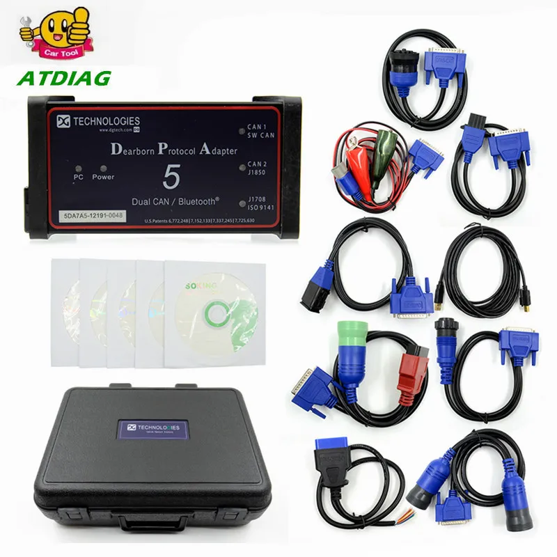 

2018 New Professional DPA5 Dearborn Protocol Adapter 5 Best Quality Heavy Duty Truck Scanner multi-language Auto diagnositc tool