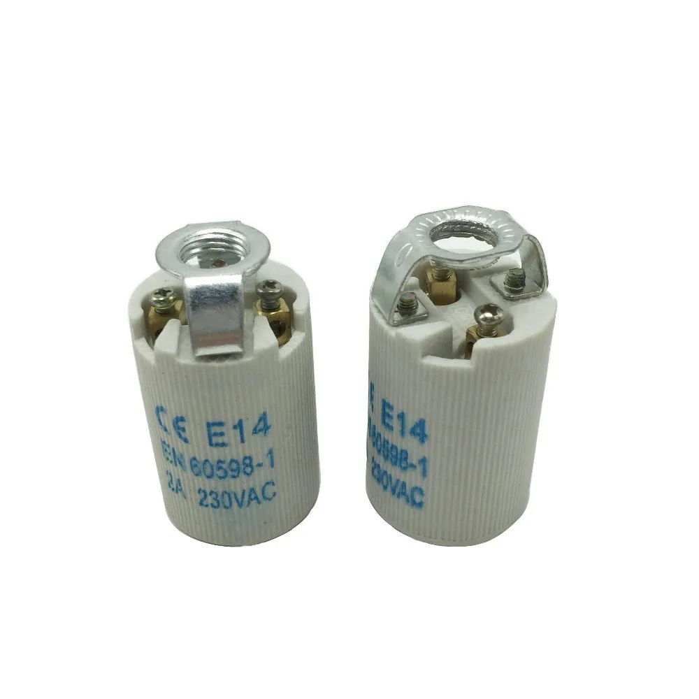Ceramic E14 lamp socket (6)