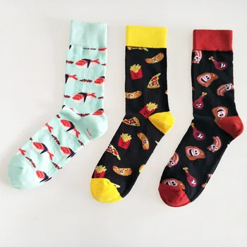 

Harajuku Animal Funny Socks Food meat Pizza Cute Socks men Ice Cream Creative Sokken Crazy Chaussette