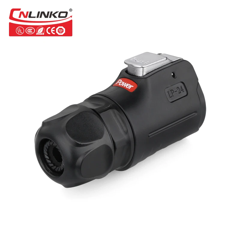 Cnlinko M24 10 контактный разъем питания 10A IP67 водонепроницаемый с сертификацией CE для