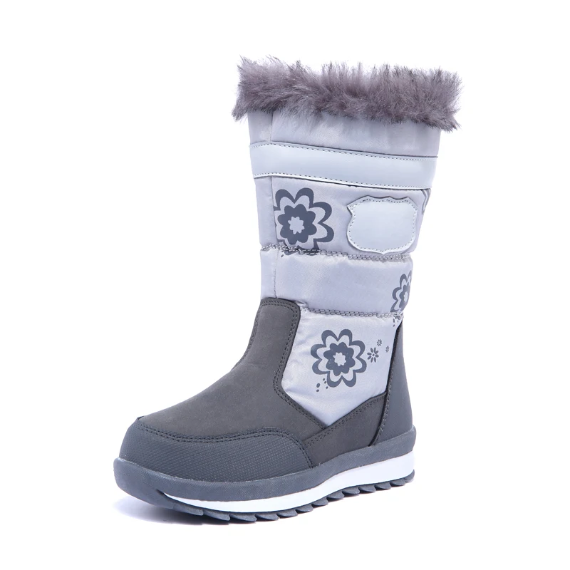 HOBIBEAR Winter kids Boots For Girls And Boys 2016 Vintage Flower Print