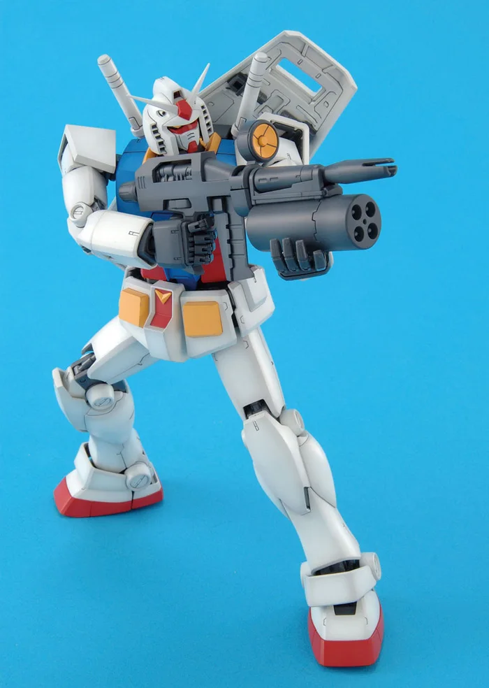 Bandai GUNDAM 1/100 мг RX-78-2 воина гундама VER.2.0 мобильный костюм сборки модель Наборы фигурки Детские игрушки