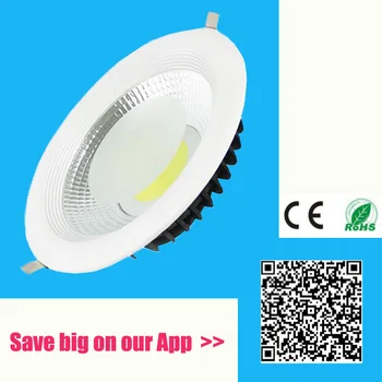 

2018 new led cob downlight Dimmable dimming LED Spot light Recessed led ceiling lamp AC110V 220V IP44 Toilet light bathroom lamp