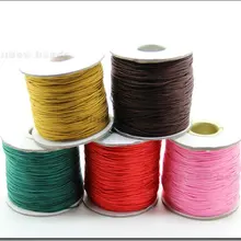Ailatu мутиколор китайский узловой шнур шелк бисер шнур/Нитки 120 м/roll