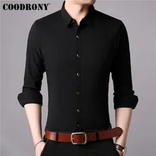 COODRONY, брендовая мужская рубашка, осень, Новое поступление, длинный рукав, хлопок, рубашка для мужчин, уличная, размера плюс, повседневные рубашки, деловая одежда 96008