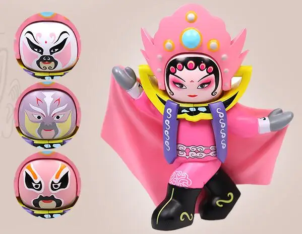 

2020 Chinese Tranditional Culture Face-changing In Sichuan Opera Doll Change Face/face Off Children Gift Cute Mini Baby Toys