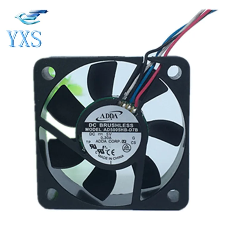 

AD5005HB-D7B DC 5V 0.30A 5cm 5015 50*50*15mm PWM Computer Case Cooling Fan
