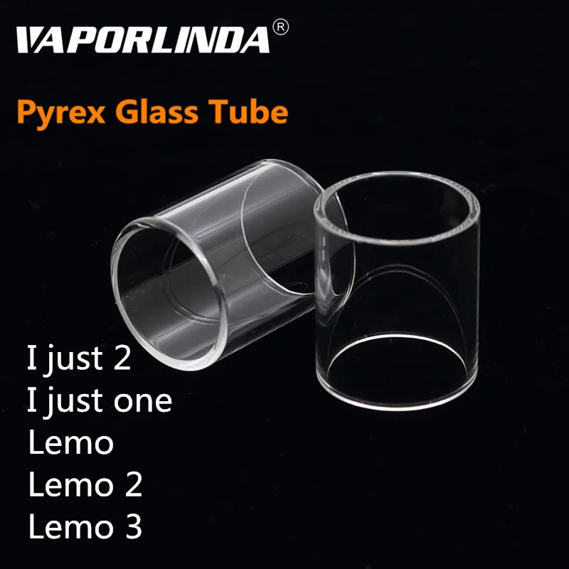 

Replacement Pyrex Glass For I just 2 /I just one/Lemo 2/Lemo 3 Clear Glass Tube