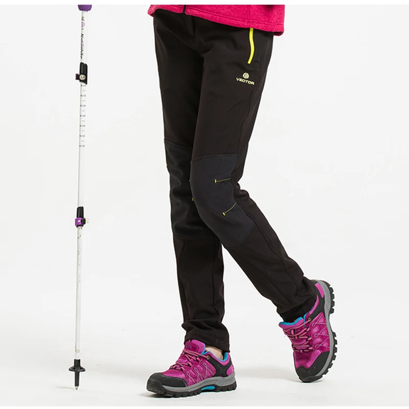 Pantalones de senderismo para acampar a prueba de agua para hombres, mujeres, invierno, invierno, grueso, Polar, Softshell, pantalones de senderismo al aire libre Pantalones de senderismo para acampar a prueba de agua para hombres, mujeres, invierno, invierno, grueso, Polar, Softshell, pantalones de senderismo al aire libre
