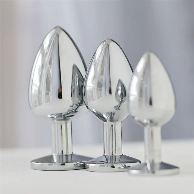 Sex Toys Massage Body Plug Anal Acier Anal toys Berg Crystal Silver Colour Metal Backyard Stainless Steel Plug Anal Hitch (25)