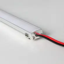 20 штук много led твердая полосы света, 1000 мм длинные с 72 шт. 2835 SMD LED, 14.4 Вт, прозрачная крышка или молочно крышка диффузный avaiable