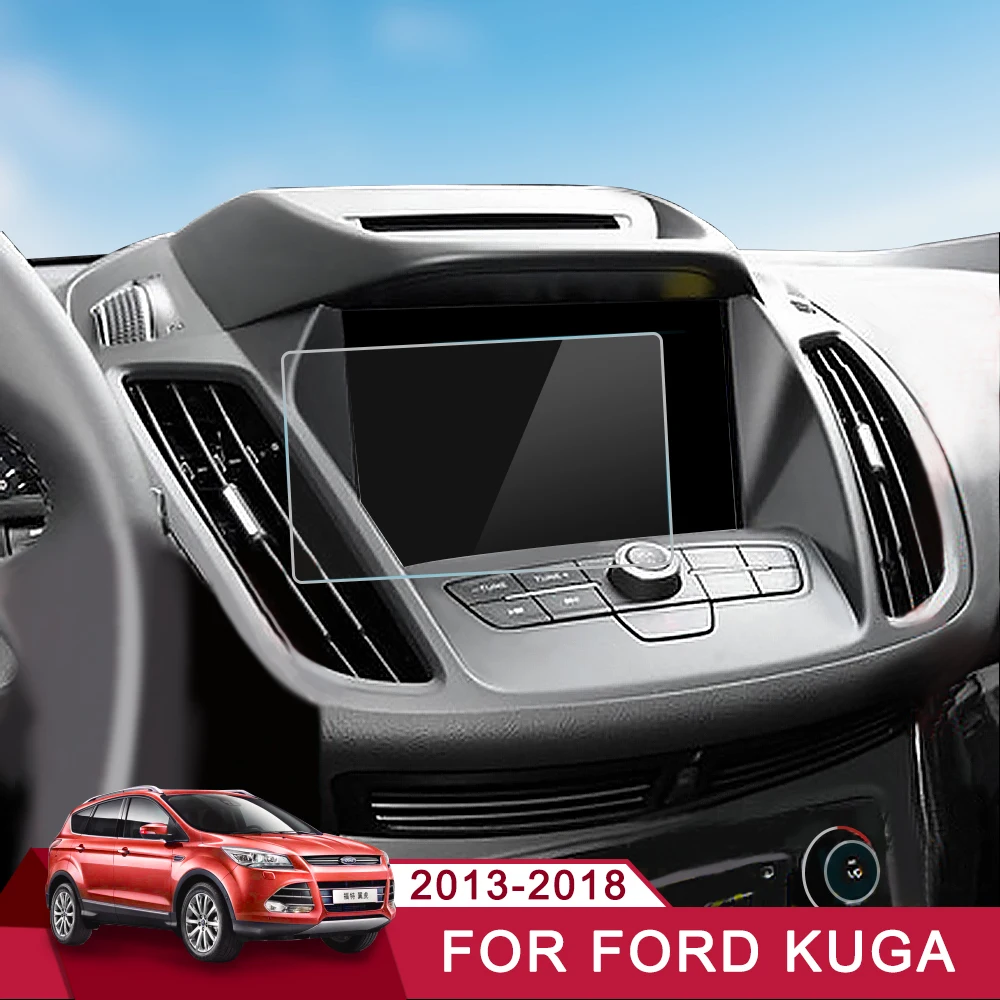 

For Ford Kuga 2013 2014 2015 2016 2017 2018 Accessories Car GPS Navigation Screen Tempered Glass Steel Protective Film