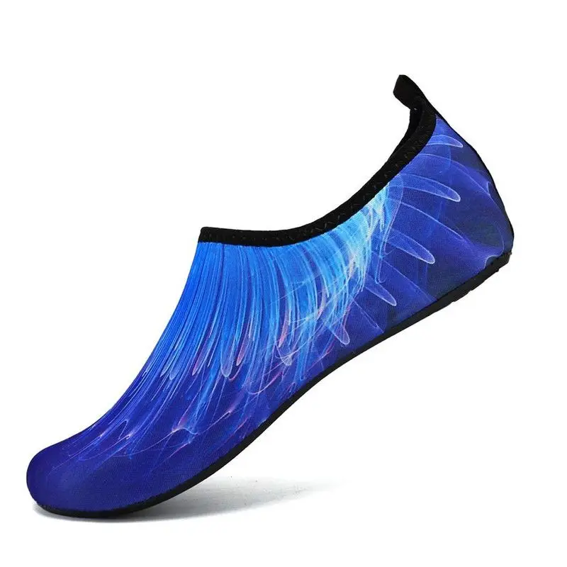 FitWee زائد حجم 36-48 زوجين الأزرق اللون اليومية الصيف الشاطئ المنبع أحذية مريحة تصفح الأحذية انخفاض الشحن رياضية