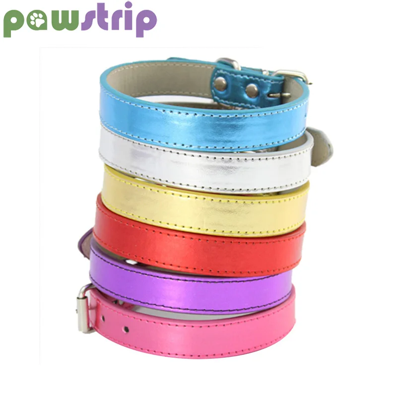 Ошейник для собак pawstrip 4 размера кожаный ошейник питомцев маленький чихуахуа и