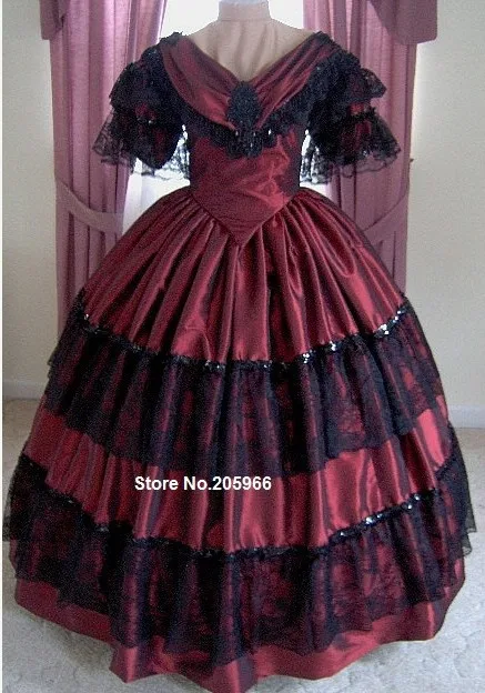 1800 s Abito Vittoriano 1860 s Da Sera Ball Gown Reenactor Costume di Ballo Da  Sposa Formale|victorian dress|ball gowndress dress dress - AliExpress