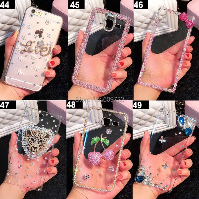 Для Samsung Galaxy S3 S4 S5 S6 S7 Edge S8 S9 плюс Примечание 2 3 4 5 7 8 Neo g530 g850 со стразами случае Bling