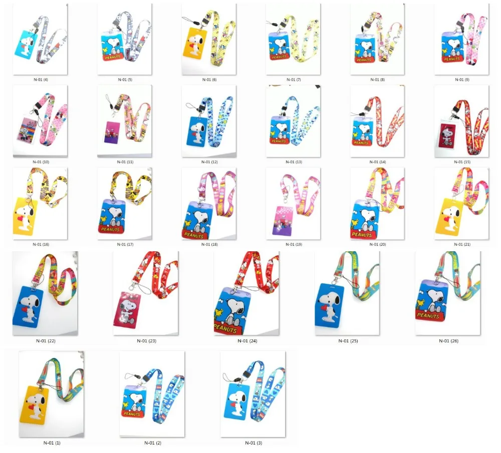 Retail 1pcs cartoon anime cute dogs pvc Card Holder Identity Badge with Lanyard Neck Strap Bus ID Holders With Key Chain | Украшения и