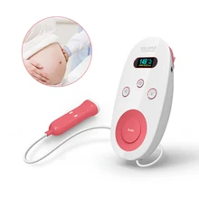 Ultrasound Fetal Doppler Meauring Baby Heart Portable Pregnancy Medical Machine Household Detector Machine Monitor