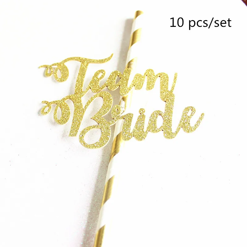 Hen Party Team Bride Confetti Lips Straws Bachelorette Party Decor Bridal Shower Wedding Hen Party Drinking Straws Supplies HW15 (3)