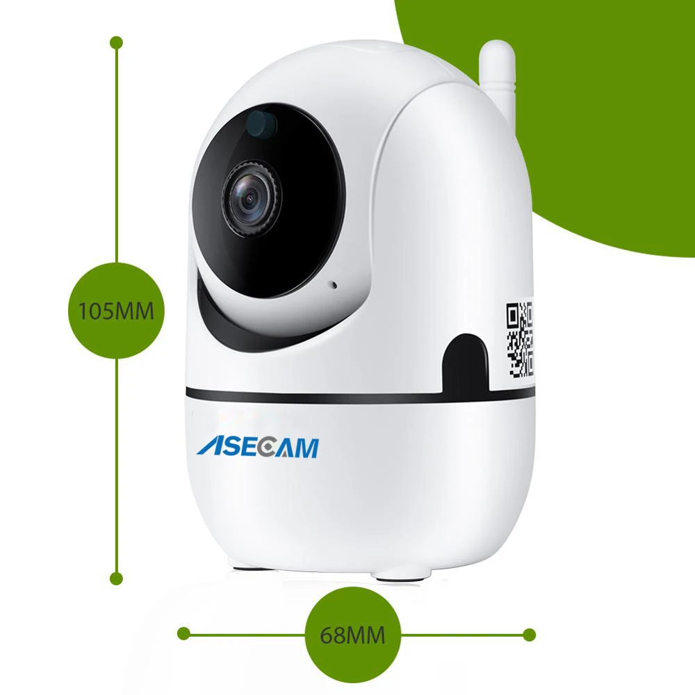  ASECAM HD 1080P Cloud Wireless IP Camera Intelligent Auto Tracking Human Home Security CCTV Network - 32956372243
